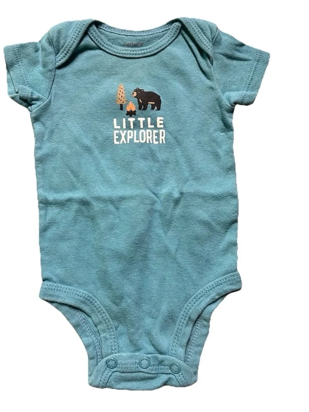 Baby Boy Short Sleeve Bodysuits Dinosaurs Bears Aliens Size 0-3 Months